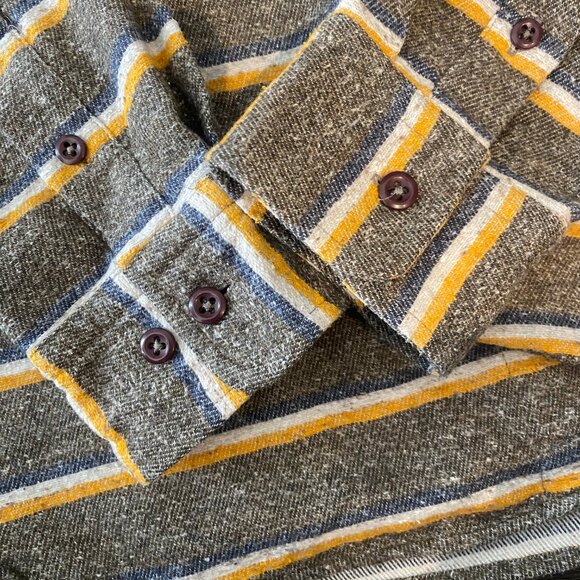 AMERICAN APPAREL FLANNEL SIZE MEDIUM PREOWNED MADE IN USA - Picture 8 of 9